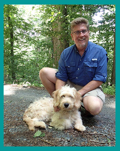 Humphrey, a 5-month-old Golden Doodle in our Residency Program